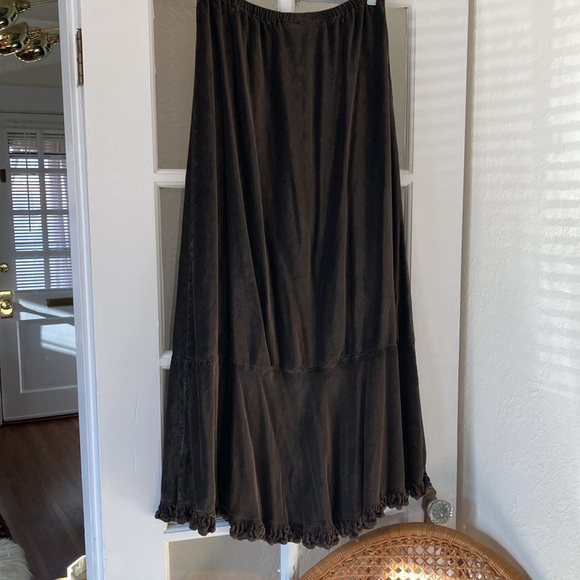 CP shades velour maxi skirt - Picture 9 of 16